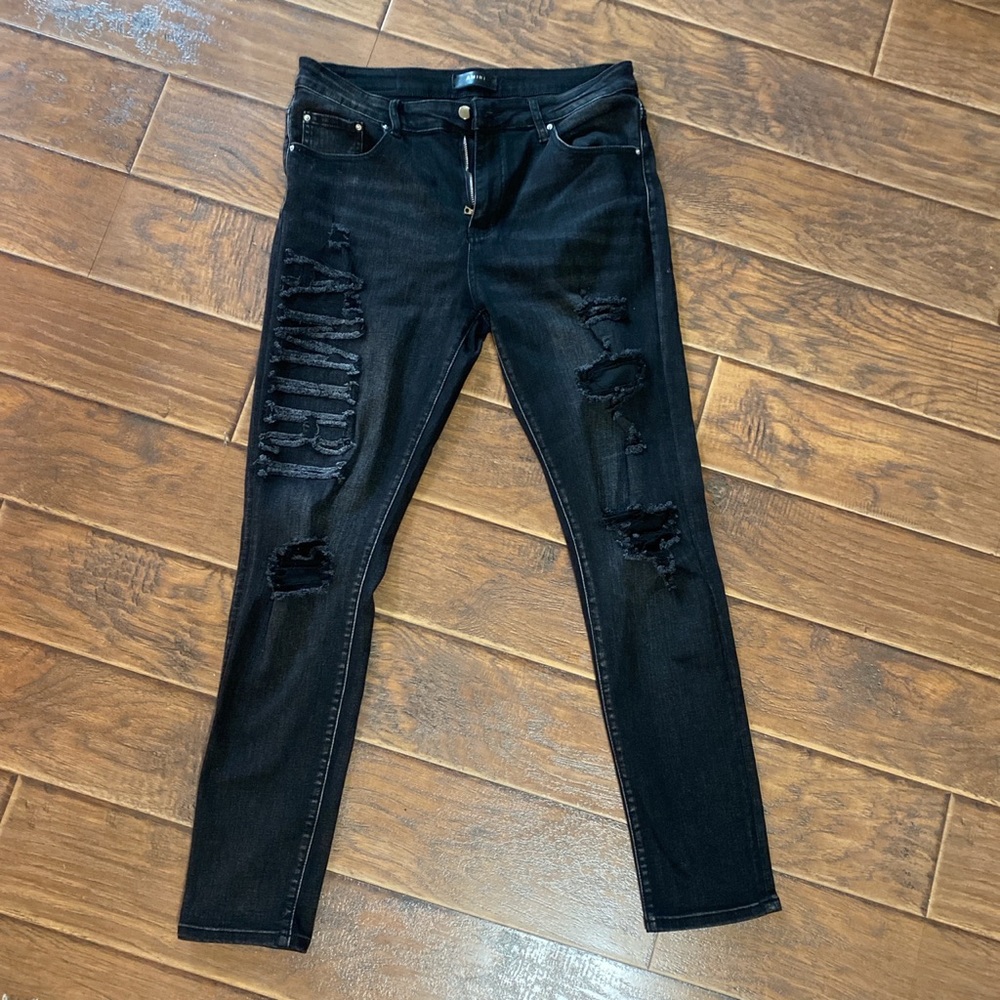 !!SOLD!!Black Amiri brand MX1 Jean
